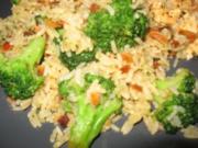 Broccolie-Mandel-Reis - Rezept