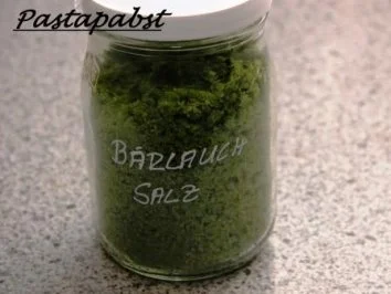Bärlauchsalz - Rezept