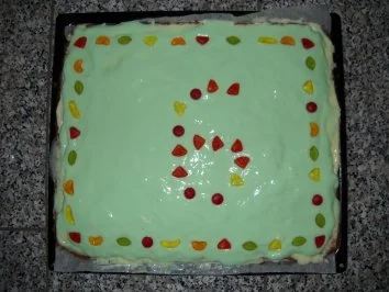 Aprikosen-Götterspeise-Kuchen - Rezept