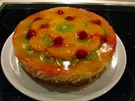 Rezept: Bunte Obsttorte mit Puddingcreme Bunte Obsttorte mit Puddingcreme - Rezept