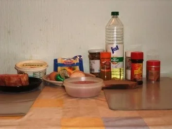 Rezept: Überbackenes Kassler auf Brot Bild Nr. 2 Überbackenes Kassler auf Brot - Rezept - Bild Nr. 2