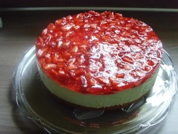 Rezept: Waldmeister-Erdbeer-Torte Waldmeister-Erdbeer-Torte - Rezept