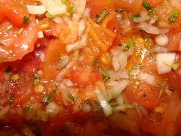 - Abendbrot = Tomaten Häckerlebrot - Rezept - Bild Nr. 2