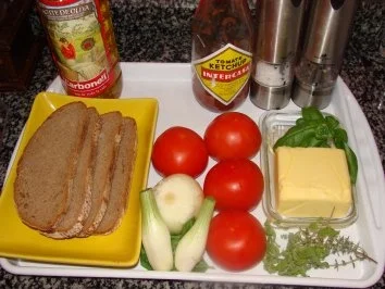 - Abendbrot = Tomaten Häckerlebrot - Rezept - Bild Nr. 3