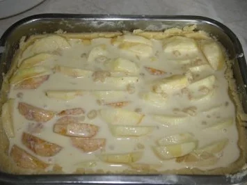 Rezept: Kuchen: Apfel und Marzipan in Teigrechteck Bild Nr. 4 Kuchen: Apfel und Marzipan in Teigrechteck - Rezept - Bild Nr. 4