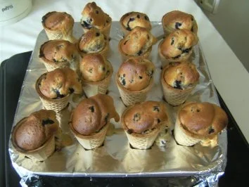 KLEINGEBÄCK - "Heidelbeer-Eis" á la BACKtante - Rezept