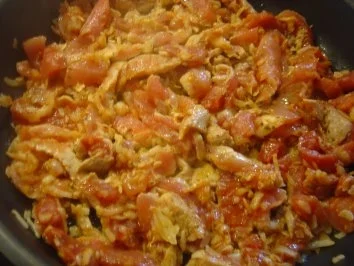 Gyros-Pfanne mit geriebenem Mozzarella... einfach, schnell und lecker - Rezept - Bild Nr. 2