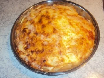 Schicht Yufka mit weißem Käse - Rezept