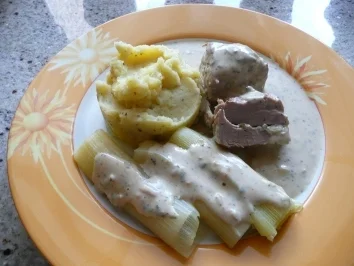 Gefülltes Schweinefilet mit Lauch - Rezept