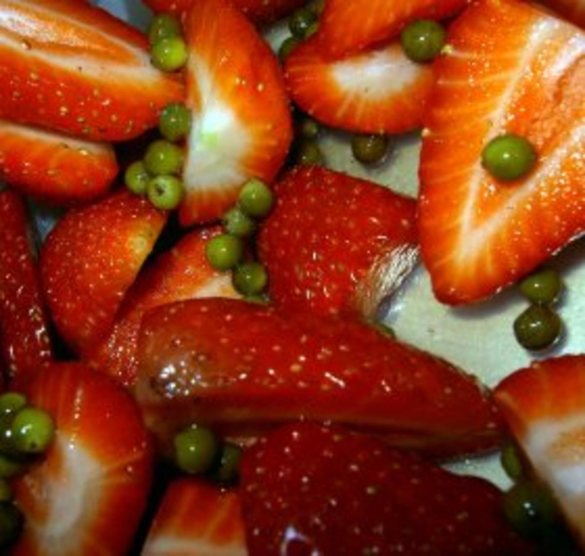Ziegenfrischkäsecreme mit Balsamico-Erdbeeren - Rezept - Bild Nr. 5