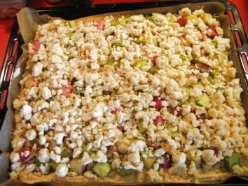 Rezept: Rhabarberkuchen vom Blech Bild Nr. 8 Rhabarberkuchen vom Blech - Rezept - Bild Nr. 8