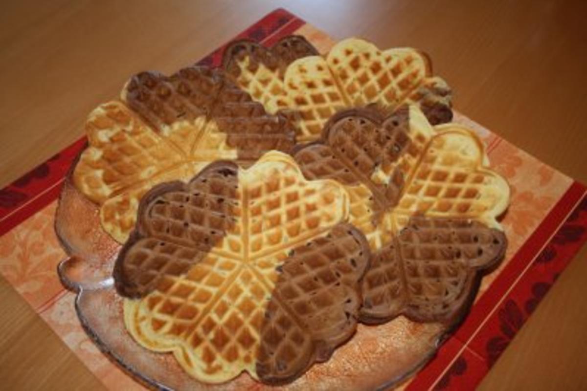 Bilder für Gefleckte Waffeln - Rezept