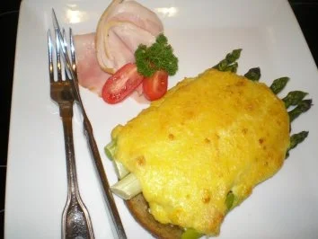 grüner Spargel mit Käsekruste - Rezept - Bild Nr. 3