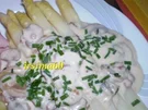 Rezept: Spargel mit Champignonsoße Spargel mit Champignonsoße - Rezept