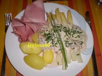 Rezept: Spargel mit Champignonsoße Bild Nr. 4 Spargel mit Champignonsoße - Rezept - Bild Nr. 4