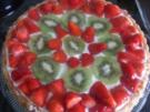 Meine schnelle Erdbeer Kiwi Torte - Rezept