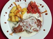 Kalbskotelett mit Salbeischaum, Tomaten und selbst gemachten Gnocchi - Rezept - Bild Nr. 9