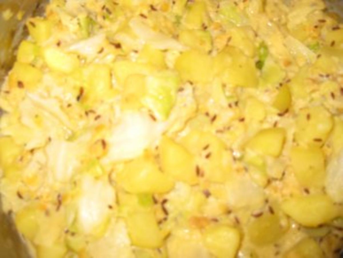 Spitzkohl-Kartoffel-Gemüse - Rezept