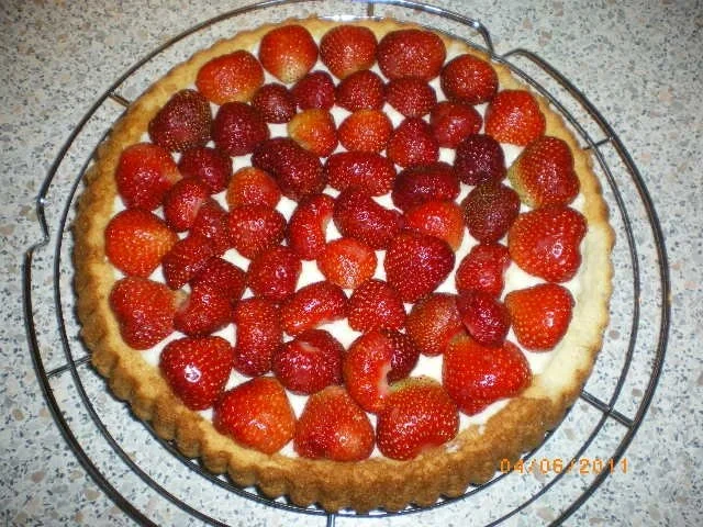 Rezept: Erdbeerkuchen Bild Nr. 2 Erdbeerkuchen - Rezept - Bild Nr. 2