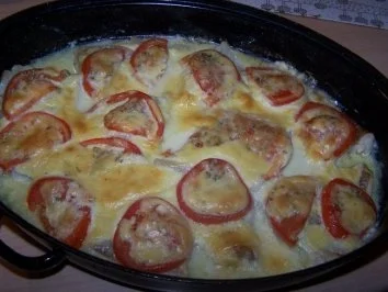 Rezept: Rotbarsch unter Senfsahne Rotbarsch unter Senfsahne - Rezept