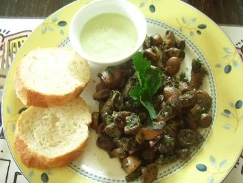 gebratene Champignons - Rezept