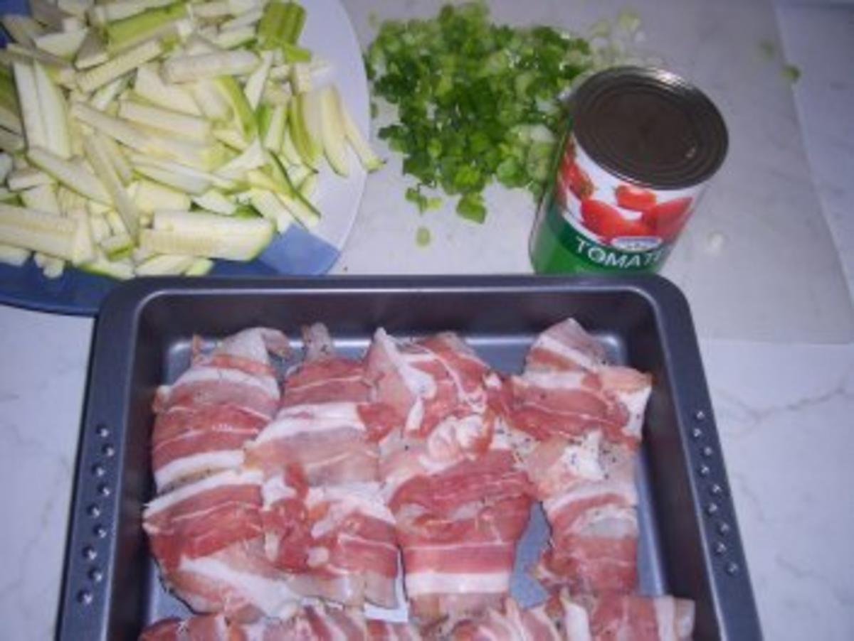 Zucchini -Pasta  mit Fisch - Rezept - Bild Nr. 2