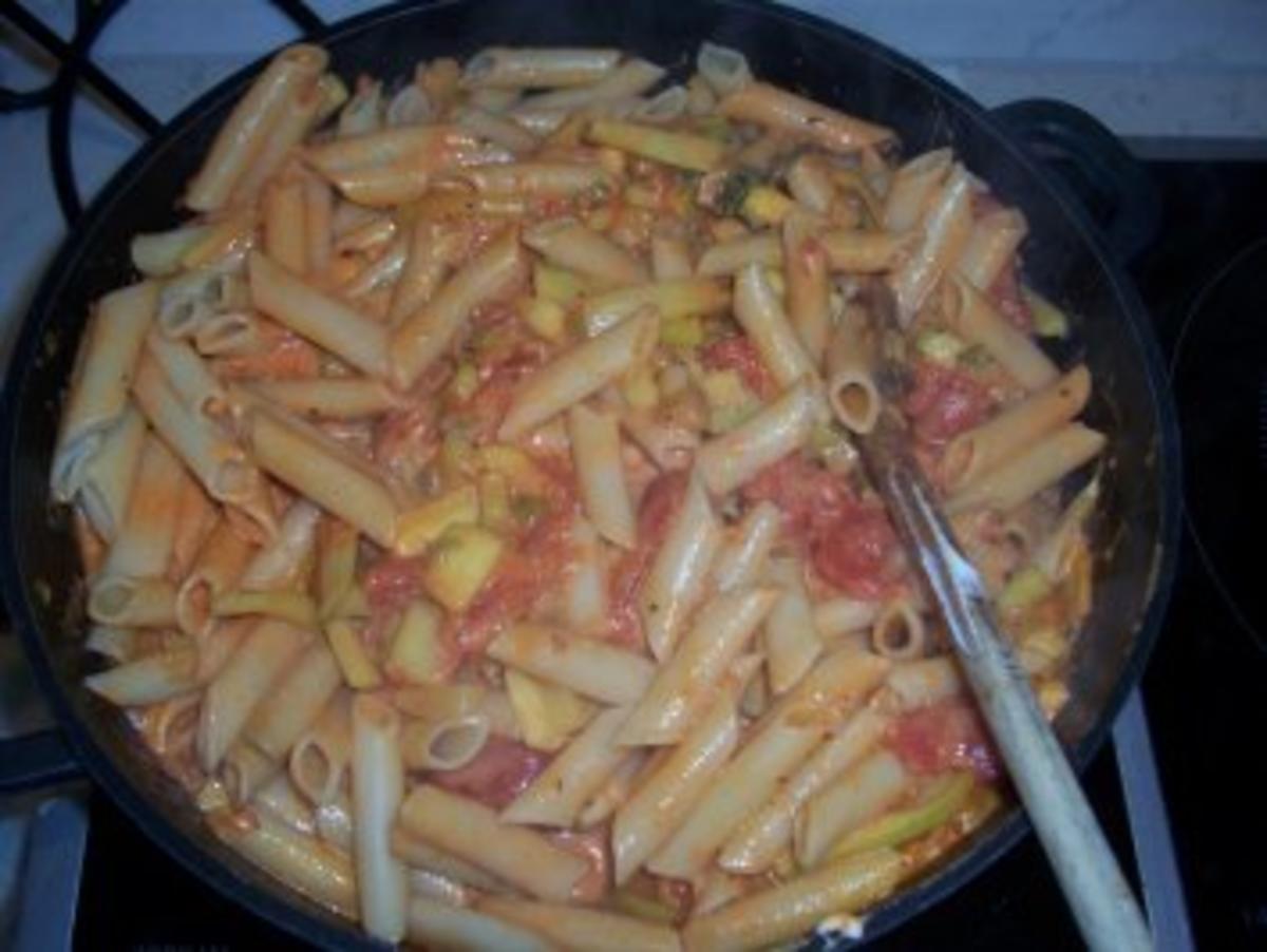 Zucchini -Pasta  mit Fisch - Rezept - Bild Nr. 4