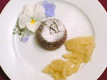 Schokoküchlein mit Birnenkompott - Rezept - Bild Nr. 9