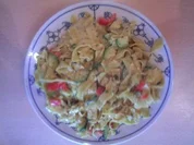 Chili - Bärlauch Nudeln ( ohne Fleisch ) - Rezept