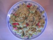 Chili - Bärlauch Nudeln ( ohne Fleisch ) - Rezept