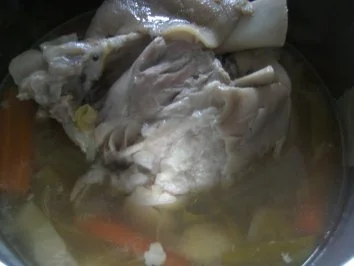 Rezept: Saure Sülze ( Eisbeinsülze ) Bild Nr. 3 Saure Sülze ( Eisbeinsülze ) - Rezept - Bild Nr. 3