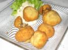 Gebackene Champignons mit Sauce - Rezept