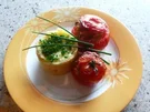 Rezept: Tomaten mit Hackfüllung Tomaten mit Hackfüllung - Rezept