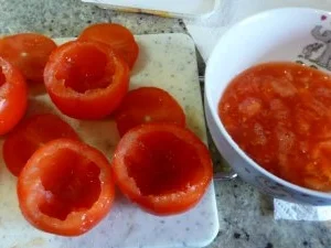 Tomaten mit Hackfüllung - Rezept - Bild Nr. 4