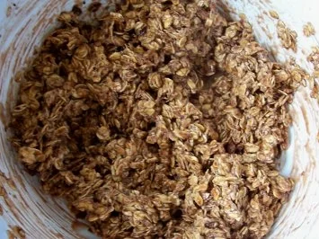 Backen: Schoko-Haferflocken-Häufchen - Rezept - Bild Nr. 4