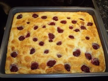 Rezept: Süßspeise: Grieß-Vanillepudding-Auflauf Süßspeise: Grieß-Vanillepudding-Auflauf - Rezept