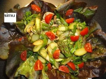 Spargelsalat mit Garnelen - Rezept - Bild Nr. 6