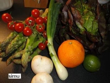 Spargelsalat mit Garnelen - Rezept - Bild Nr. 2