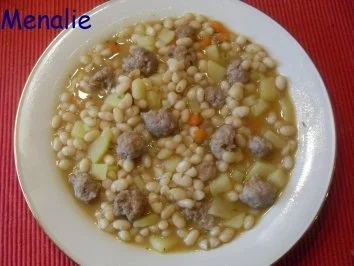 Weiße Bohnen Suppe - Rezept