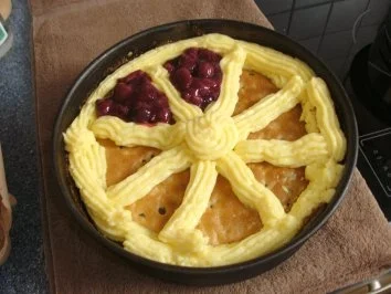 Schoko-Kirsch-Kuchen mit Puddingcreme - Rezept - Bild Nr. 5