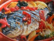 Rezept: Dorade im Gemüsebett Dorade im Gemüsebett - Rezept