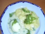 Rezept: Eier mit Senf-Rucola-Soße Eier mit Senf-Rucola-Soße - Rezept