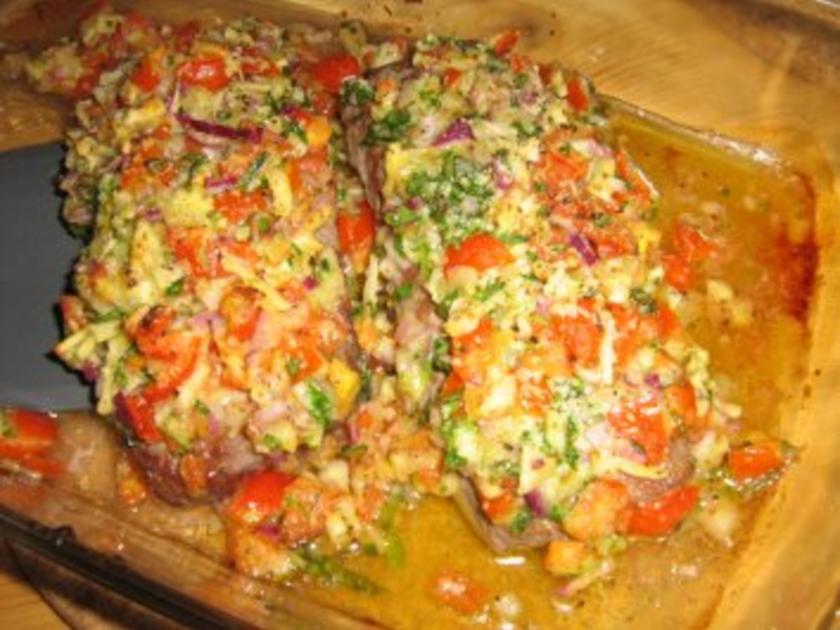 Lamm Medaillions unter Tomaten Kräuter Parmesan Kruste - schnell ...