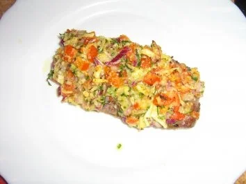 Lamm-Medaillions unter Tomaten-Kräuter-Parmesan Kruste - Rezept - Bild Nr. 2