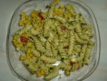 Jennys Nudelsalat ohne Mayo - Rezept