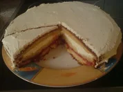 Zitronen-Sahne-Torte - Rezept