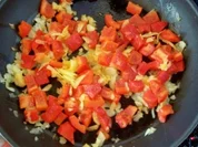 Kochen: Spaghetti mit Tomaten-Paprika-Sauce - Rezept