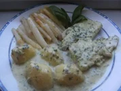 Bärlauch-Zwiebelsoße mit - Rezept
