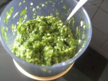 Bärlauch-Zwiebelsoße mit - Rezept - Bild Nr. 3