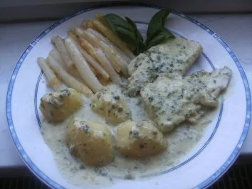 Bärlauch-Zwiebelsoße mit - Rezept - Bild Nr. 11